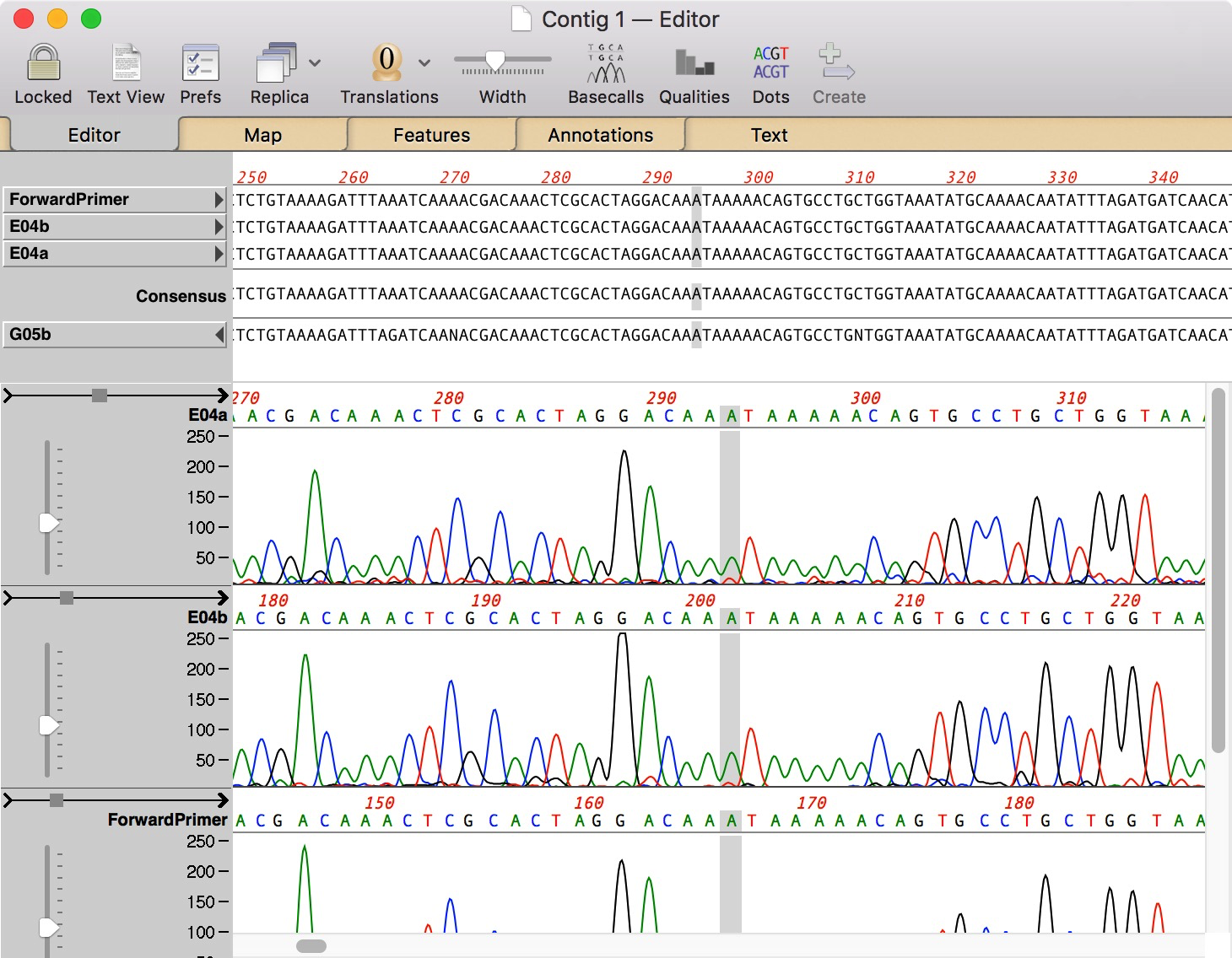 sequencing chromatogram viewer